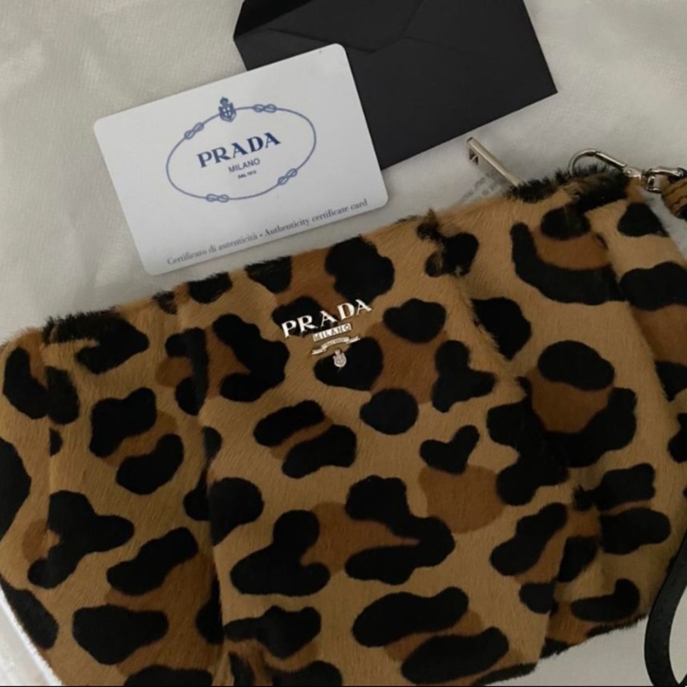 Calfhair Prada Clutch